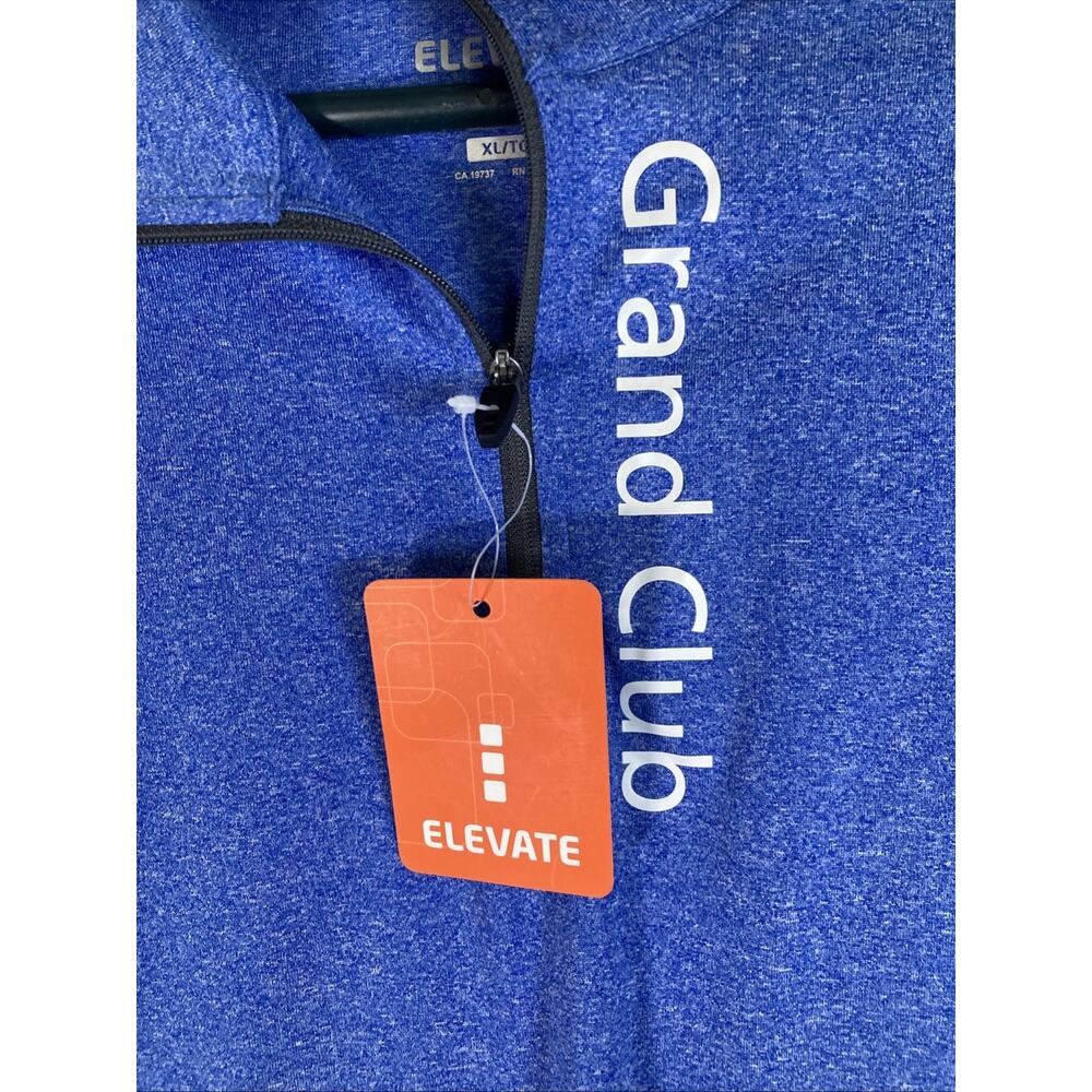 Elevate Relay For Life Grand Club Blue 1/4 Zip Pullover Jacket Women's Size XL - Picture 6 of 13